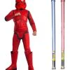 Star Wars Costume Child - The Rise Of Skywalker - Sith Trooper - WITH X2 FREE LIGHTSABERS 2 Star Wars Costume Child - The Rise Of Skywalker - Sith Trooper - WITH X2 FREE LIGHTSABERS -jedi-robe Sales Store 1037547609