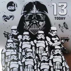 Star Wars Greeting Cards - 160 X 160 Mm - Star Wars - Age 13 - Blank Inside - SW534
