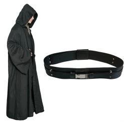 Star Wars Black Sith Robe With Sith Belt