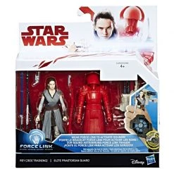 Star Wars Action Figure - Rey (Jedi Training) And Elite Praetorian Guard - The Last Jedi