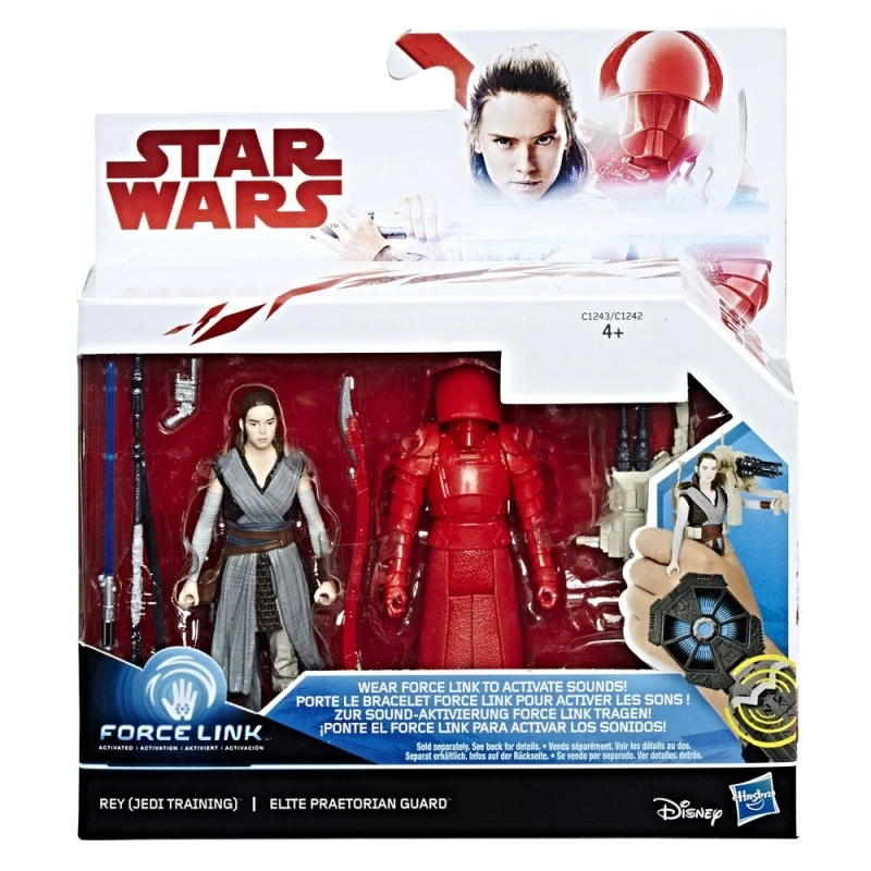 Star Wars Action Figure - Rey (Jedi Training) And Elite Praetorian Guard - The Last Jedi 3 Star Wars Action Figure - Rey (Jedi Training) And Elite Praetorian Guard - The Last Jedi