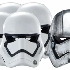 Star Wars MASKS - Character Mask Party Pack 7 - 4 X First Order Stormtrooper - 1 X Captain Phasma