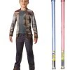 Star Wars Costume Deluxe Child - Finn The Force Awakens - WITH X2 FREE LIGHTSABERS -jedi-robe Sales Store 1337720652