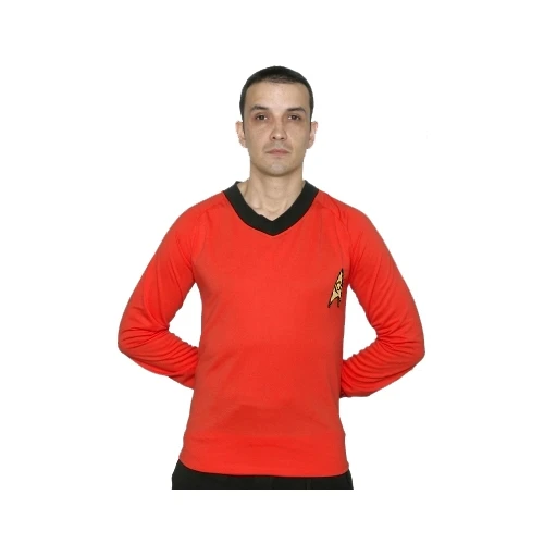 Star Trek Adult Costumes - Classic Scotty Red Shirt 3 Star Trek Adult Costumes - Classic Scotty Red Shirt
