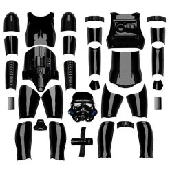 Star Wars Shadowtrooper Costume Armour Kit Version 2 - With Helmet