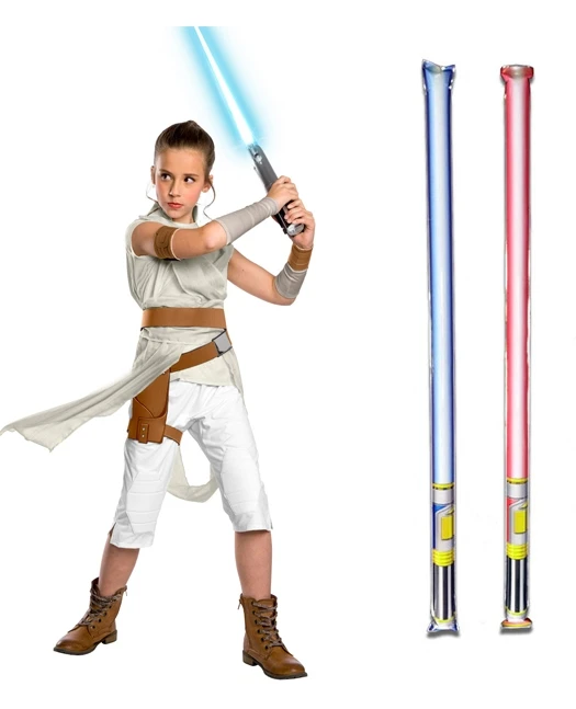 Star Wars Costume Child - The Rise Of Skywalker - Rey - WITH X2 FREE LIGHTSABERS 3 Star Wars Costume Child - The Rise Of Skywalker - Rey - WITH X2 FREE LIGHTSABERS