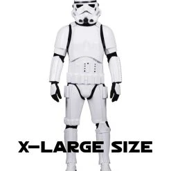Star Wars Stormtrooper Costume Armour Fully Strapped With Soft Parts - XL EXTENDED SIZE