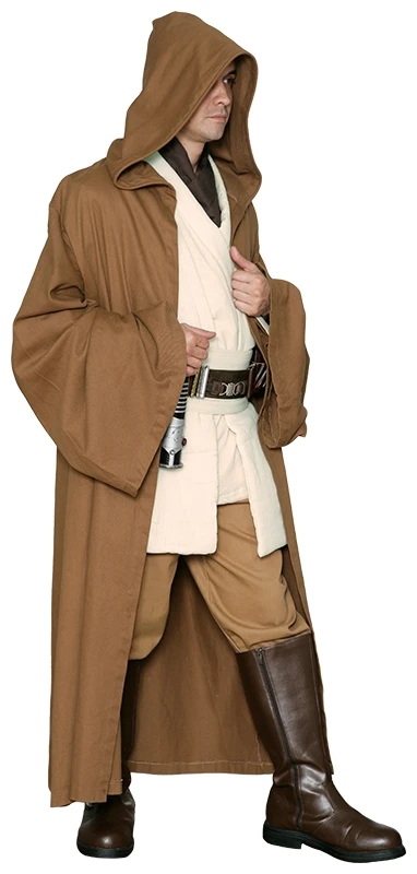 Star Wars Jedi Robe ONLY- Light Brown - Excellent Quality 2 Star Wars Jedi Robe ONLY- Light Brown - Excellent Quality