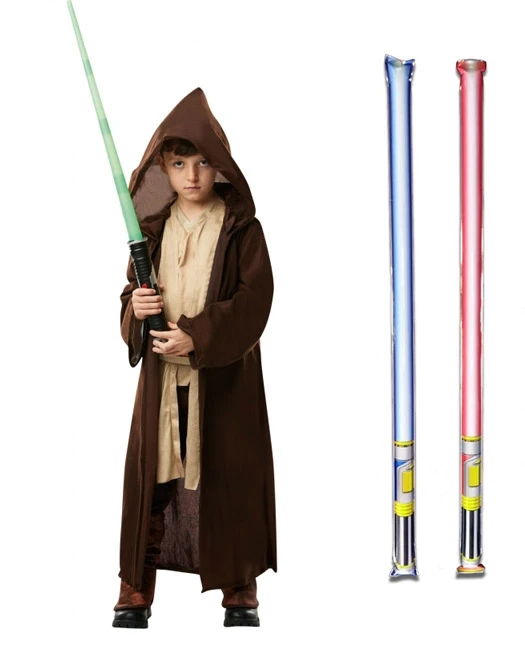 Star Wars Costume Basic Child - Jedi Robe ONLY - WITH X2 FREE LIGHTSABERS 3 Star Wars Costume Basic Child - Jedi Robe ONLY - WITH X2 FREE LIGHTSABERS