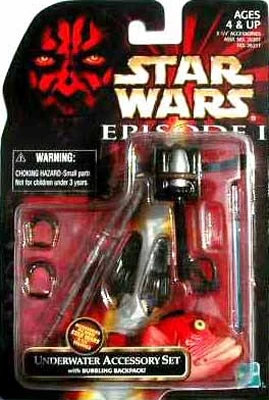 Star Wars Action Figure - Underwater Accessory Set - Episode 1 3 Star Wars Action Figure - Underwater Accessory Set - Episode 1