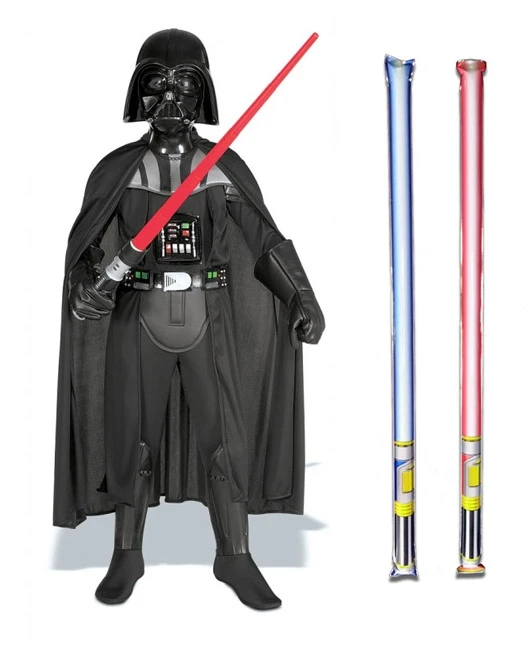 Star Wars Costume Deluxe Child - Darth Vader - WITH X2 FREE LIGHTSABERS 3 Star Wars Costume Deluxe Child - Darth Vader - WITH X2 FREE LIGHTSABERS