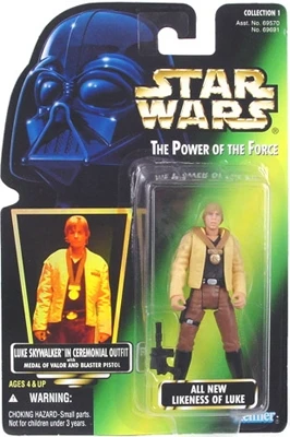 Star Wars Action Figure - Luke Skywalker In Ceremonial Outfit With Medal Of Valor And Blaster Pistol 3 Star Wars Action Figure - Luke Skywalker In Ceremonial Outfit With Medal Of Valor And Blaster Pistol