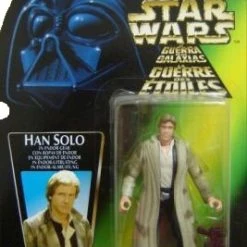 Star Wars Action Figure - Han Solo In Endor Gear With Blaster Pistol - Blue Pants
