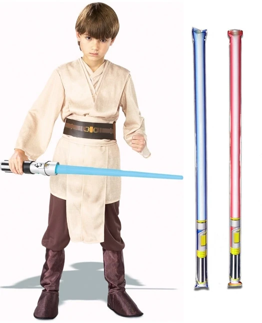 Star Wars Costume Deluxe Child Jedi Knight / Luke Skywalker - WITH X2 FREE LIGHTSABERS 2 Star Wars Costume Deluxe Child Jedi Knight / Luke Skywalker - WITH X2 FREE LIGHTSABERS