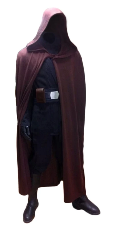 Star Wars Luke Skywalker Jedi Robe ONLY - Dark Brown 3 Star Wars Luke Skywalker Jedi Robe ONLY - Dark Brown