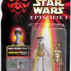 Star Wars Multi Action Figures - Ody Mandrell With Otoga 222 Pit Droid - CommTech Chip