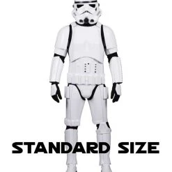 Star Wars Stormtrooper Costume Armour Fully Strapped With Soft Parts - STANDARD SIZE
