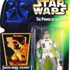 Star Wars Action Figure - Hoth Rebel Soldier With Survival Backpack And Blaster Rifle - Hologram