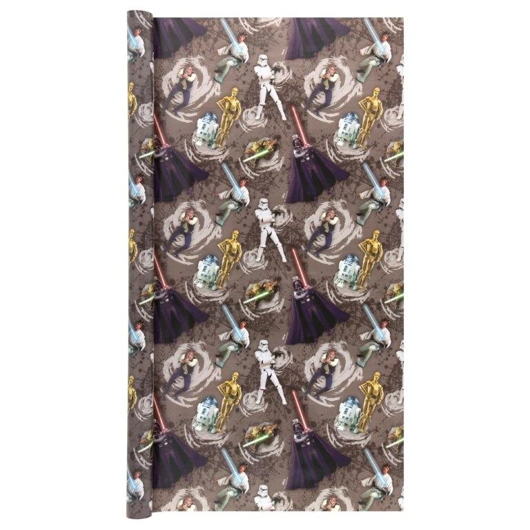 Star Wars Gift Wrap - Original Trilogy Characters 3 Star Wars Gift Wrap - Original Trilogy Characters