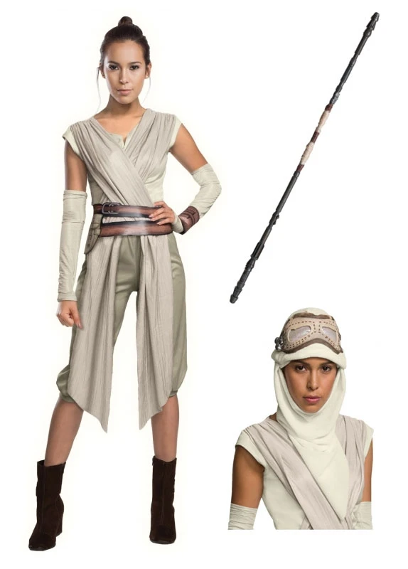 Star Wars Costume Adult Bargain Bundle - Rey 2 Star Wars Costume Adult Bargain Bundle - Rey